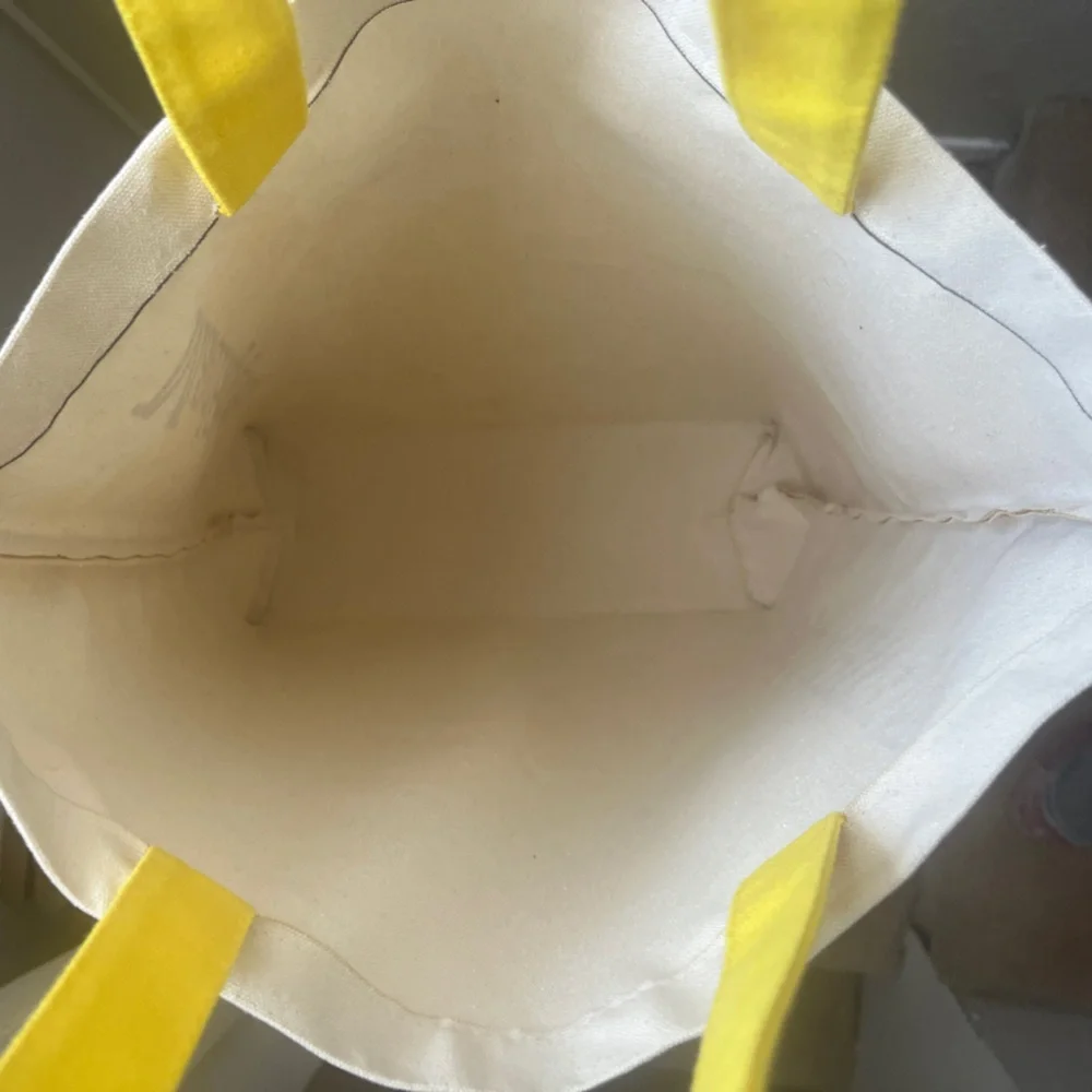 Mad Hippie Yellow Canvas Tote Bag